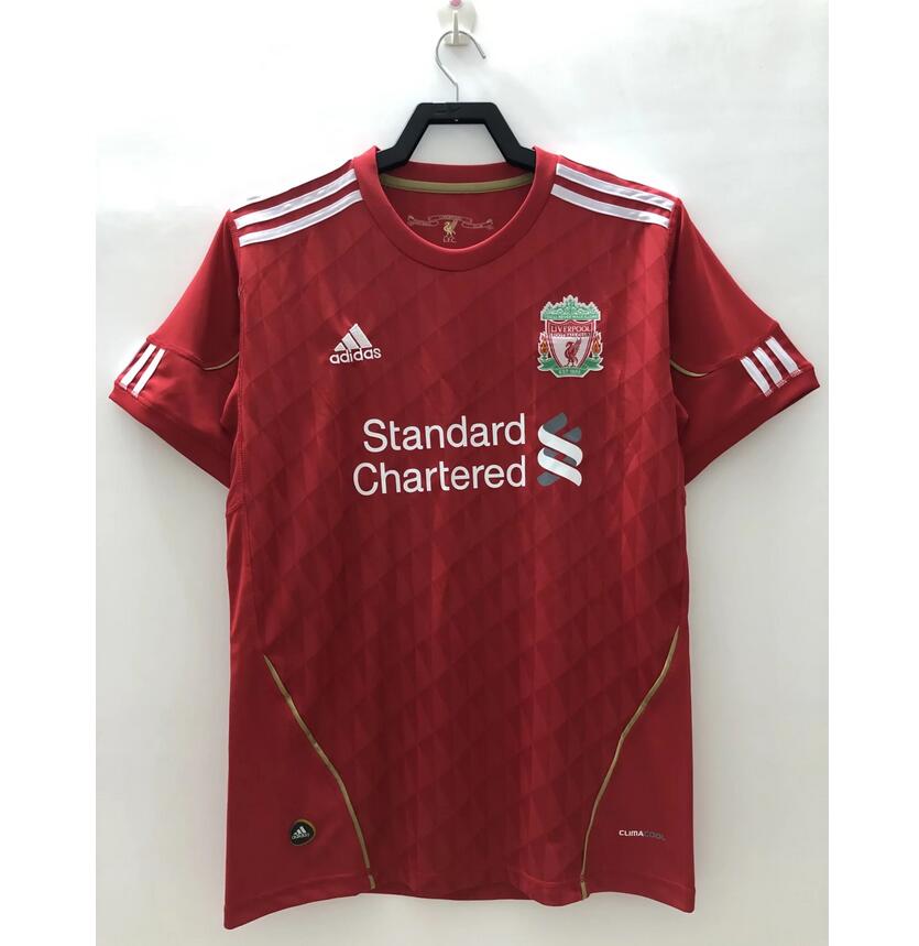 2010-11 Liverpool Retro Home Kit Soccer Jersey